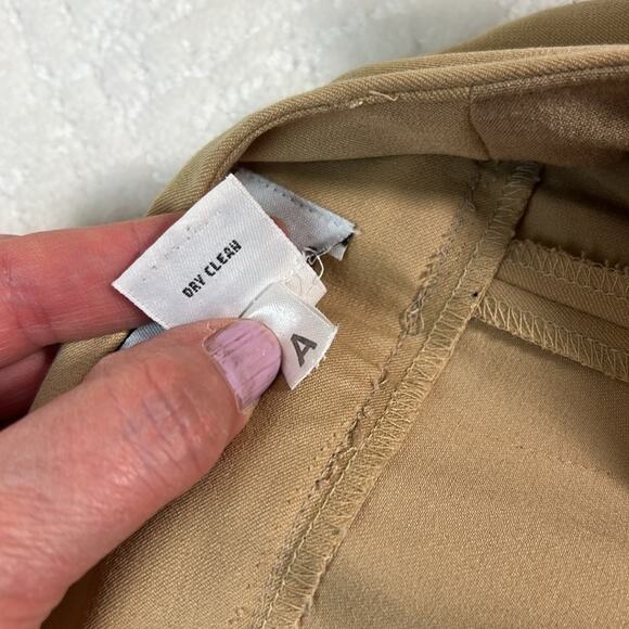 Ann Taylor Loft Petites Stretch khaki flat front dress pants 10P - Picture 11 of 11